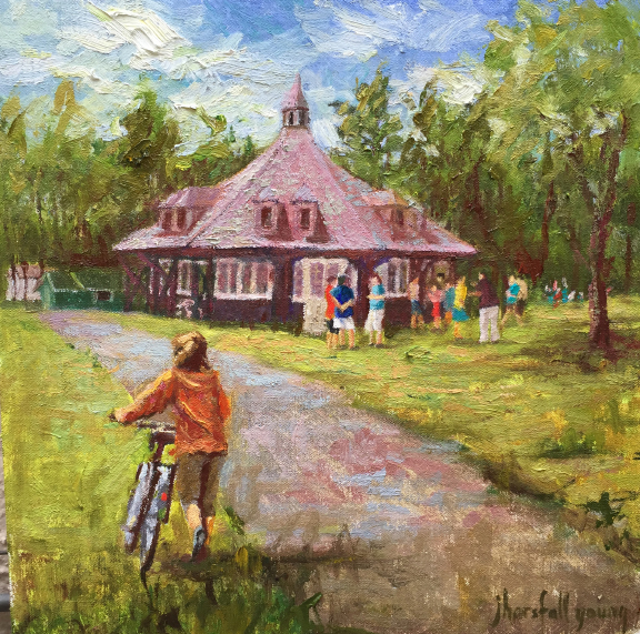 Church painting image courtesy of Joan Horsfall-Young.